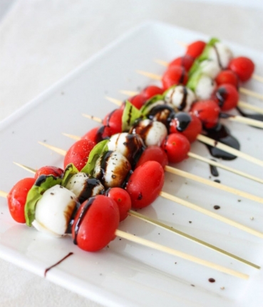 Ideas for finger food on skewers